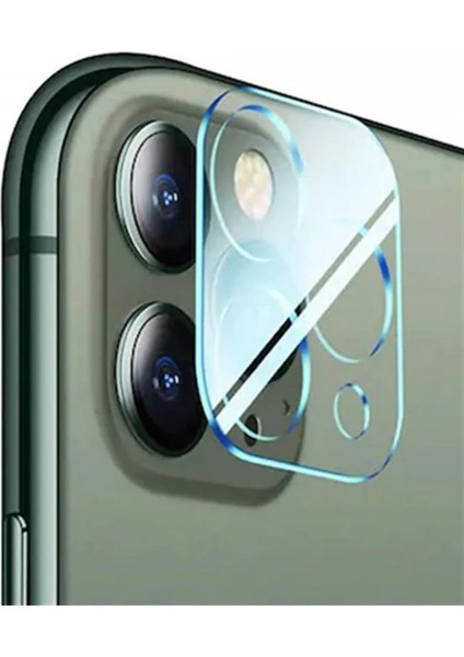 iPhone 12 6.1 Full Tempered Kamera Koruyucu Kırılmaz CAM-(5775) - ETC9579-6037