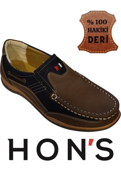 Erkek Günlük Ayakkabı –%100 Hakiki Nubuk Deri, Ortopedik Termo Taban, Rahat ve Şık Slip-On Model