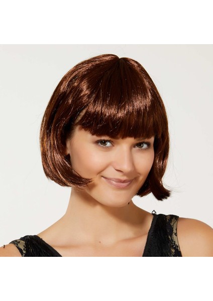 Nessiworld Kahverengi Parti Peruğu Küt Saç