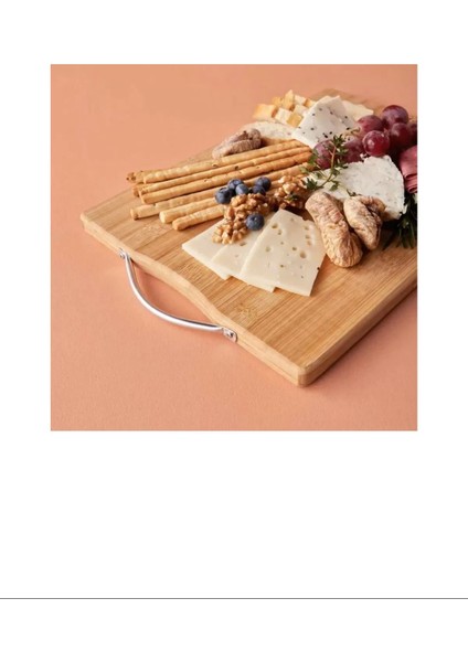 Renkli Bambu Kesme Tahtası 24X34 Cm, Dayanıklı ve Şık Tasarım