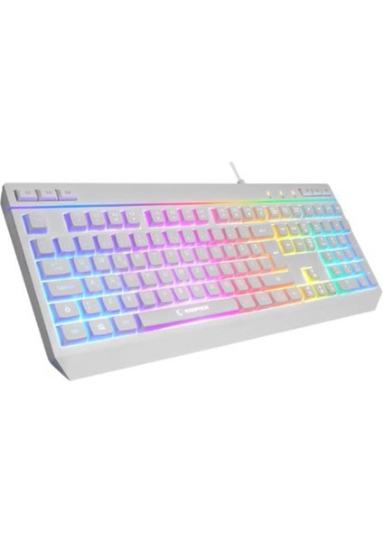 Rampage KM-R57 Beyaz Rgb Aydınlatmalı Q Oyuncu Multmedia Klavye ve 12800 Dpı Mouse Gaming Set fiyatları