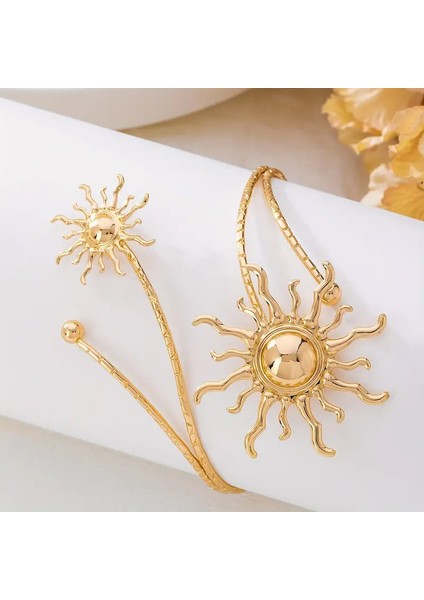 Gold Renk Güneş Figürlü Pazu/omuz Bileziği fiyatları