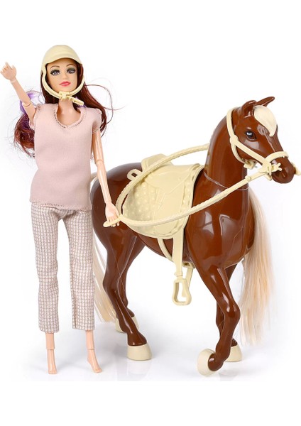 Nessiworld Jasmine Atlı Bebek Kahve-Bej fırsatları