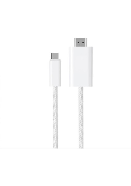 Ally Type-C To HDMI Hdtv Dönüştürücü Adaptör (4k 60Hz) Kablo 1.8M-(5775) - ETC9814-1367