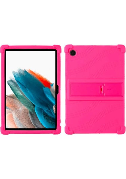 Ally Sm Galaxy Tab A8 2021 10.5 (X200/X205) Kılıf Standlı Silikon KILIF-(5775) - ETC3211-7977