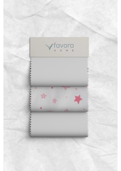 Yıldız Tek Kişilik Nevresim Seti - Pembe