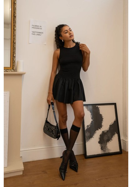 Kadın Coco Mini Siyah Elbise Black