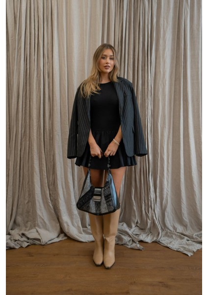 Kadın Coco Mini Siyah Elbise Black