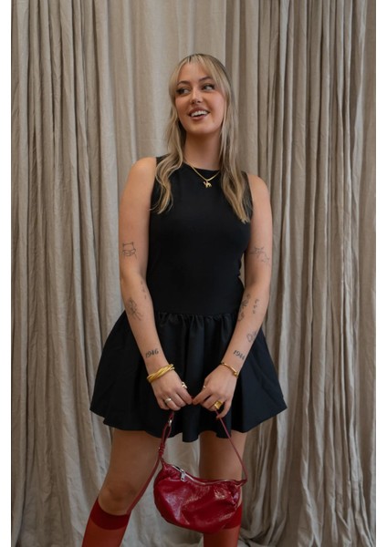 Kadın Coco Mini Siyah Elbise Black