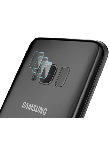 Gor Samsung Galaxy S8+ Plus Nano Kamera Koruyucu 3 Adet SET-(5775) - ETC5346-4074