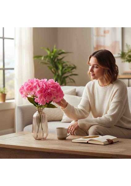 Farklı Renklerde Yapay Ortanca Demeti fiyatları