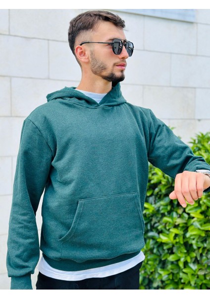 Sweatshirt Kapüşonlu Unisex Basic Düz Basıkız /hoodie /