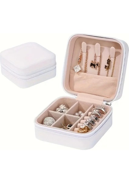 Beyaz Mini Takı Saklama Kutusu, Şık ve Kullanışlı Küçük Düzenleyici fiyatları