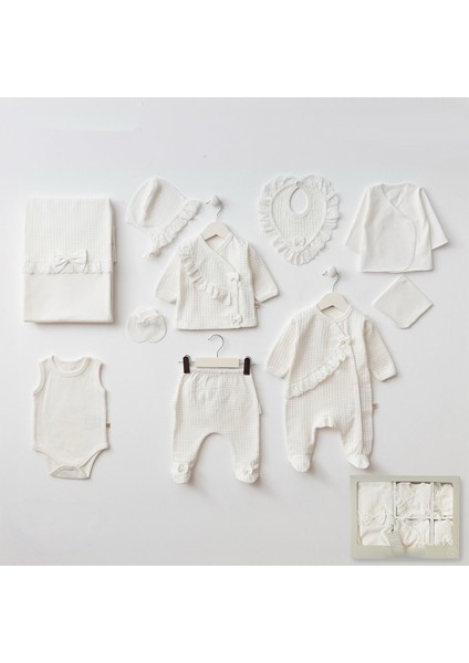 Kız Bebek Pretty Girl Dantelli 10 Lu Hastane Çıkış Seti