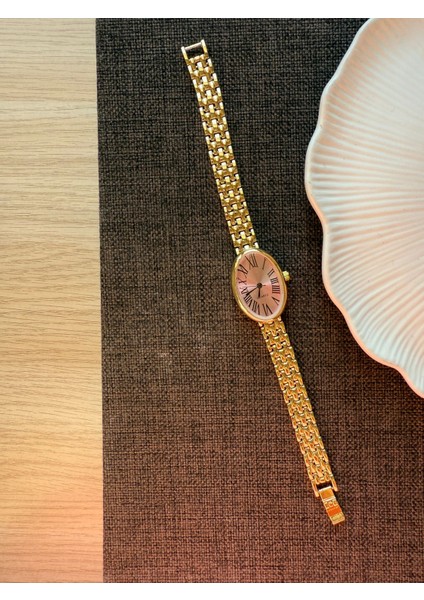 Retro Minimal Boncuk Kordon Vintage Kadın Kol Saati