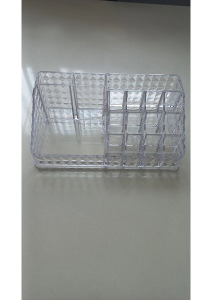 Beyaz 15 Bölmeli Çok Fonksiyonlu Makyaj Organizeri, Şık ve Pratik Depolama Çözümü