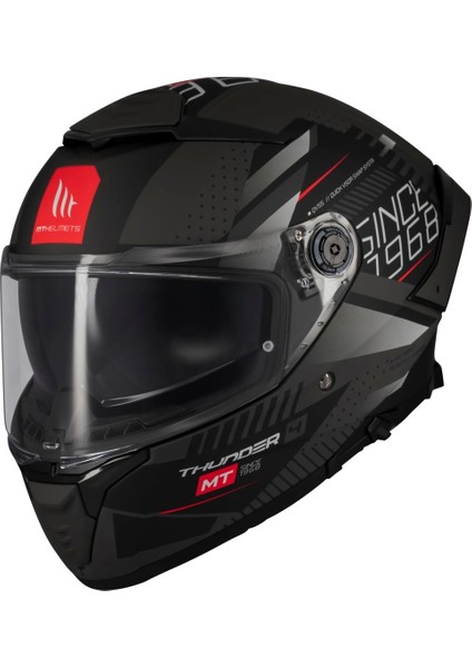 Kask mt Thunder 4 Sv Luminence D1 Mat Gri/siyah fiyatları