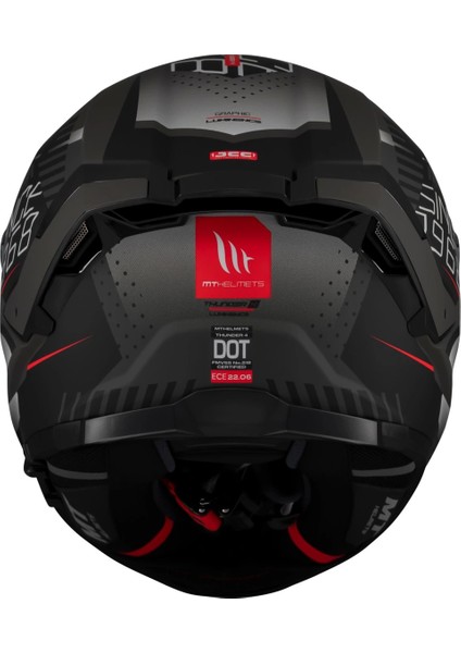 Kask mt Thunder 4 Sv Luminence D1 Mat Gri/siyah indirimleri