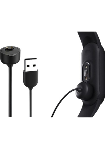 Mi Band 5 Uyumlu Siyah Renk Şarj Aleti Kablosuz Şarj Cihazı(Otomatik Sarj Kesme + Hızlı Şarj Desteği fiyatları