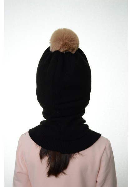 Kız Çocuk Bere Boyunluk Kar Maskesi 4-10 Yaş fırsatları