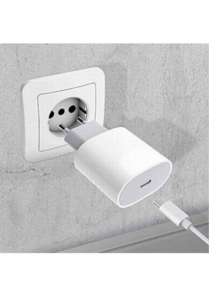20W Apple Uyumlu Adaptör Type-C Şarj Aleti Güç Kaynağı ( Hızlı Şarj Desteği+ Oto Şarj Kesme + Mfı ) fiyatları
