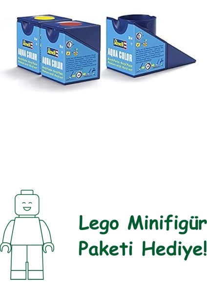 Revell - Su Bazlı Maket Boyası Mavi Mat 18 ml (36156)