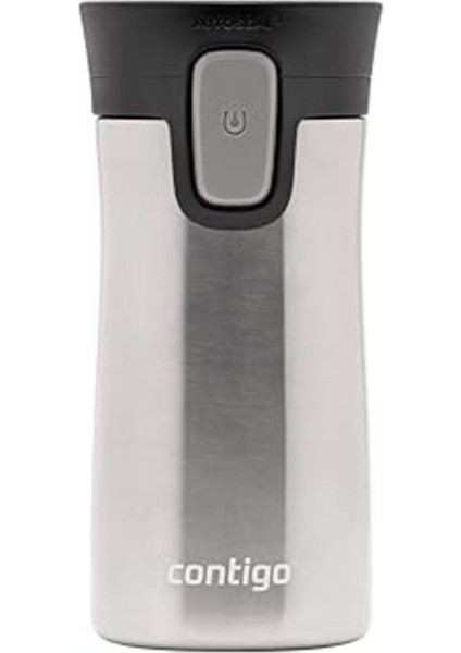 Sıcak ve Soğuk Tutan Paslanmaz Çelik Termo Kupa, Gri, 300 ml