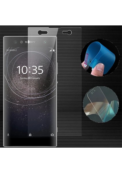 Sony Xperia Xa2 Ultra Esnek Darbe Emici Nano Glass Ekran KORUYUCU-(5775) - ETC1430-2565