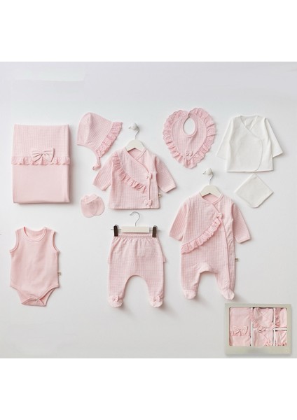 Kız Bebek Pretty Girl Dantelli 10 Lu Hastane Çıkış Seti