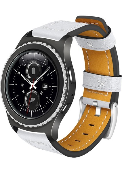 Ally Gear S3 Watch 4 46MM Classic Frontier Deri Dişli Kayış KORDON-(5775) - ETC7343-4029