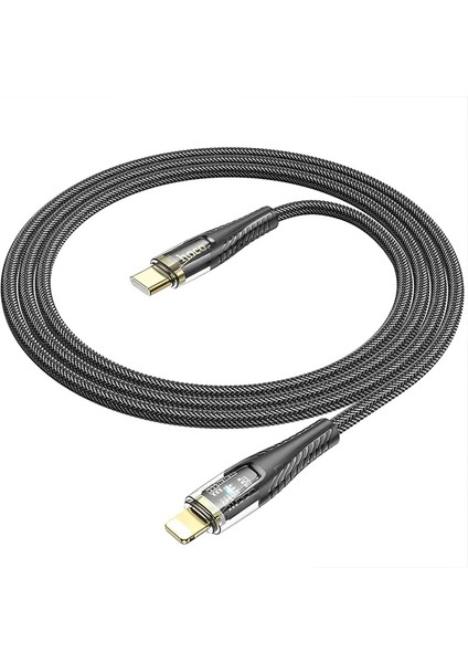 Hoco U121 Gold Standard Transparent Discovery Edition 60W Type-C To iPhone Lightning - ETC9147-3105 fırsatları