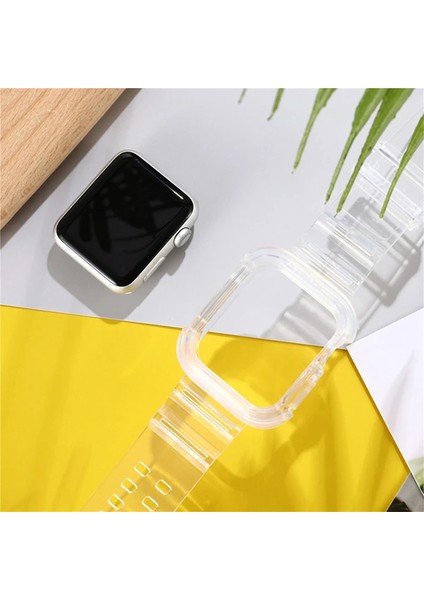 Ally Apple Watch 6-Se-5-4 44MM / 3-2-1 42MM Kayış Kordon Kılıf SILIKON-(5775) - ETC8255-4620 fırsatları