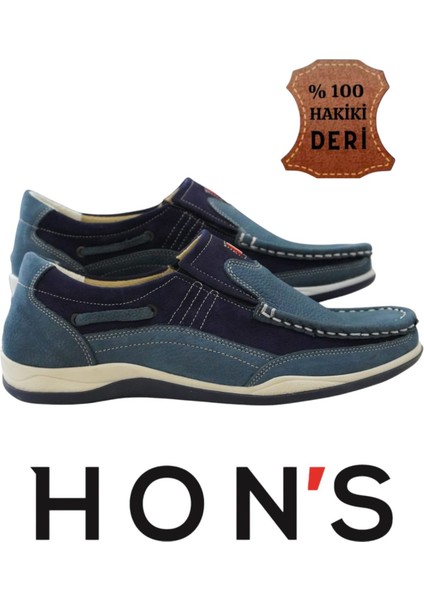 Erkek Günlük Ayakkabı –%100 Hakiki Nubuk Deri, Ortopedik Termo Taban, Rahat ve Şık Slip-On Model