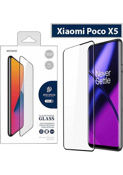 Dux Ducis Xiaomi Poco X5 Full Kaplama Tempered Cam Ekran KORUYUCU-(5775) - ETC4448-3236