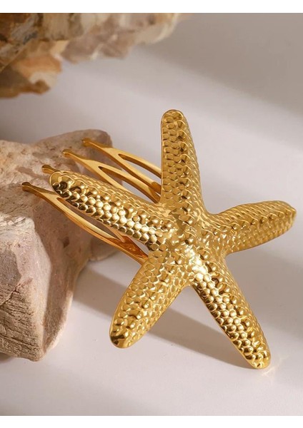 Gold Deniz Yıldızı Tarak Toka ( 1 Adet ) fiyatları