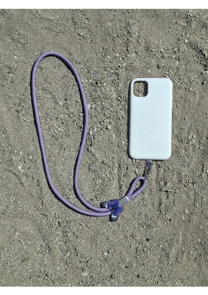 Tüm Kılıflara Uyumlu Lila Kelebek Telefon Boyun Askısı fırsatları