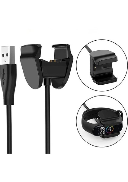 Xiaomi Mi Band 5 Klipsli USB Şarj Kablosu 30CM-(5775) - ETC3441-2009 indirimleri