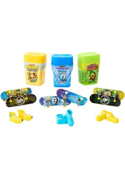 Nessiworld HTP10 Hot Wheels Skate Ikili Parmak Kaykay Kutusu (Aromalı Sakız Kutusu Temalı)