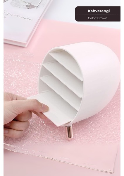 Kahverengi Mini Makyaj Düzenleyici, 14X14 Cm, Şık ve Pratik Kullanım Sağlar indirimleri