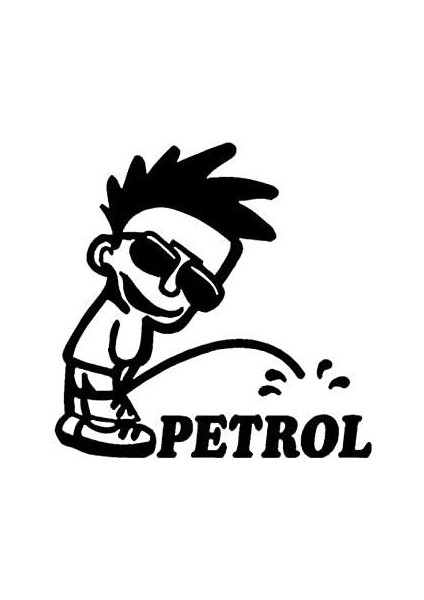 Yakıt Depo Kapağı Eğlenceli Sticker