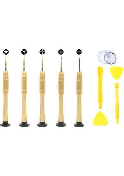 Jiafa JF-8140 10 Parça Çok Fonksiyonlu Cep Telefonu Tamir SETI-(5775) - ETC2831-2442