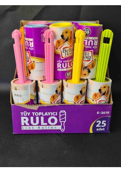 Tüy Toplama Aparatı 60 Yaprak 25 Ad Kıl, Tüy, Vb Görülen Görülmeyen Kirlerden Kurtarıcı fiyatları