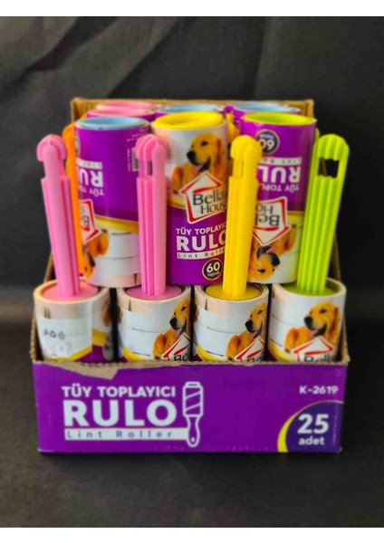 Tüy Toplama Aparatı 60 Yaprak 25 Ad Kıl, Tüy, Vb Görülen Görülmeyen Kirlerden Kurtarıcı fırsatları