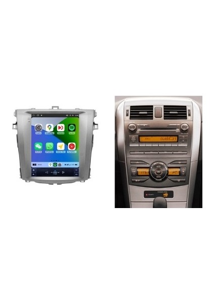 Toyota Corolla Tesla 2007/2011 8gb Ram 128GB Hafıza Carplay Kamera Android Multimedya