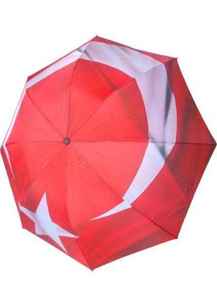 Bayrak Şemsiye Türk Bayrağı Desenli Manuel Çanta Boy Şemsiye fiyatları
