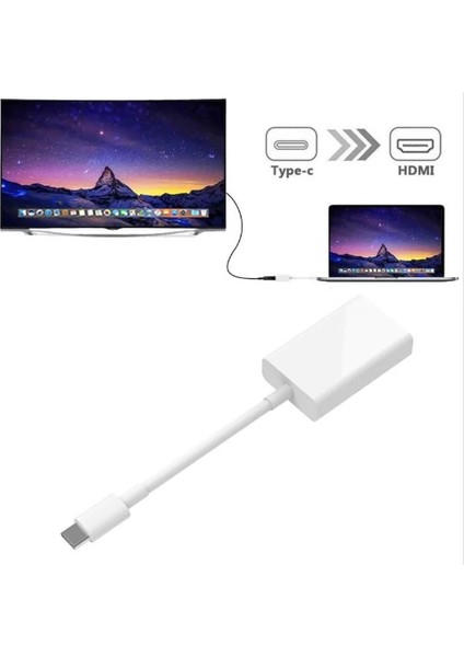 Ally 4K Type C HDMI Görüntü Aktarma ADEPTÖRÜ-(5775) - ETC7632-1169