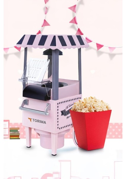 Tpm-01 Pembe Yağsız Mısır Patlatma Popcorn Makinesi fırsatları