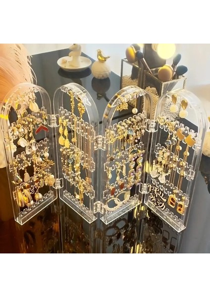 Turuncu, Katlanabilir, 2 Bölmeli Takı Düzenleyici, Şık ve Pratik Tasarım fiyatları