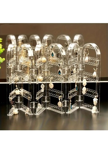 Turuncu, Katlanabilir, 2 Bölmeli Takı Düzenleyici, Şık ve Pratik Tasarım modelleri