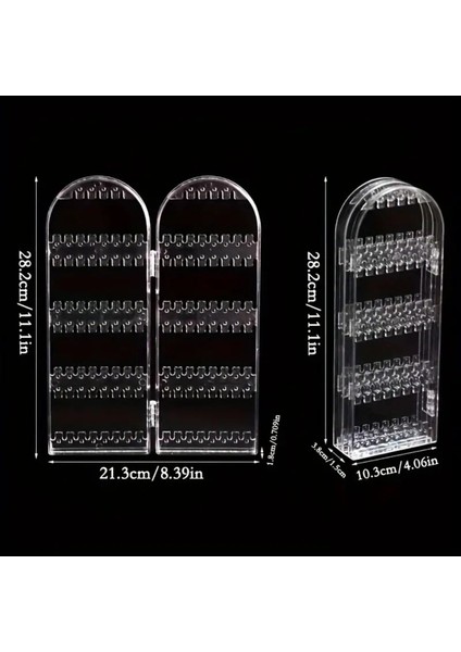 Turuncu, Katlanabilir, 2 Bölmeli Takı Düzenleyici, Şık ve Pratik Tasarım fırsatları